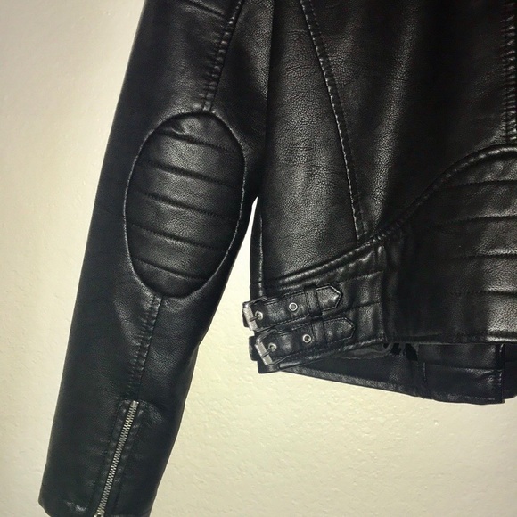 Leather Biker Jacket - Picture 3 of 6